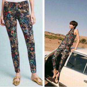 Pilcro and the Letterpress Multicolor Skinny Pants